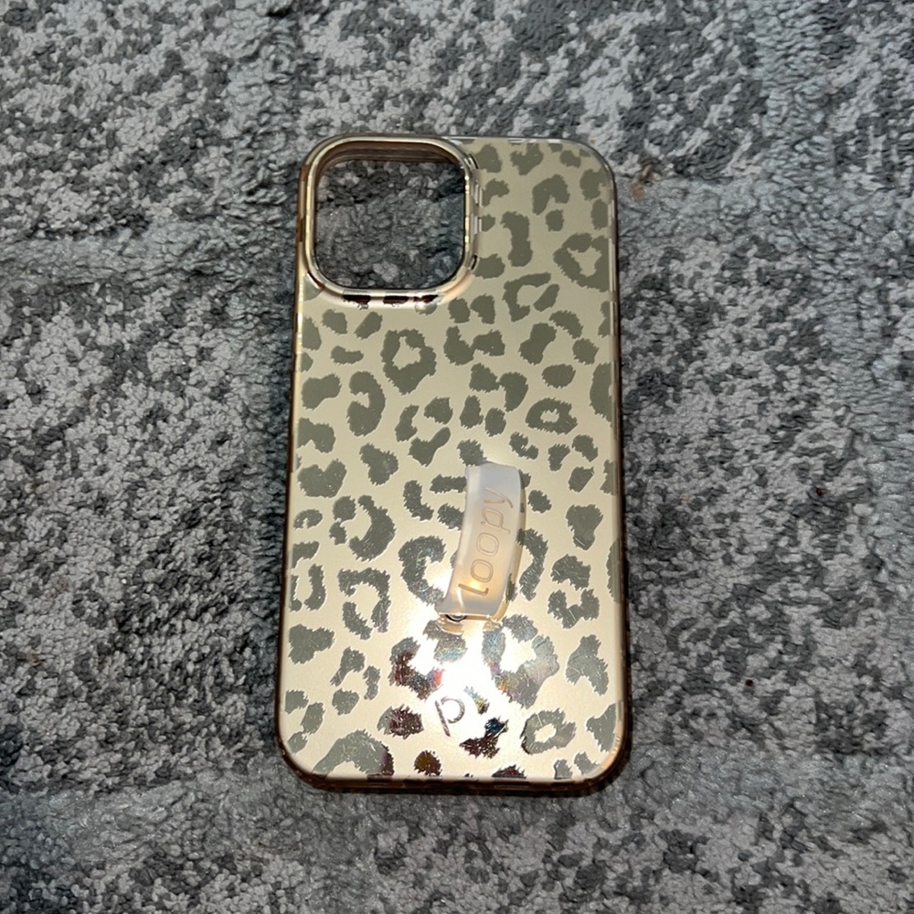 Gold Leopard Loopy IPhone 13 ProMax